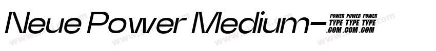 Neue Power Medium字体转换 Neue Power Medium字体转换